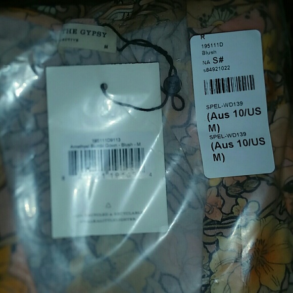 New spell revolve amethyst bambi gown maxi blush M - Picture 6 of 8